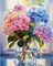 Paint by Numbers Kit for Adults & Kids – 16"x20" Canvas, Colorful Flowers in Vase, Includes 3 Paintbrushes, Beginner-Friendly Acrylic Painting